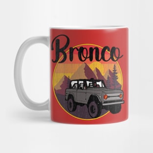 Bronco t-shirt Mug